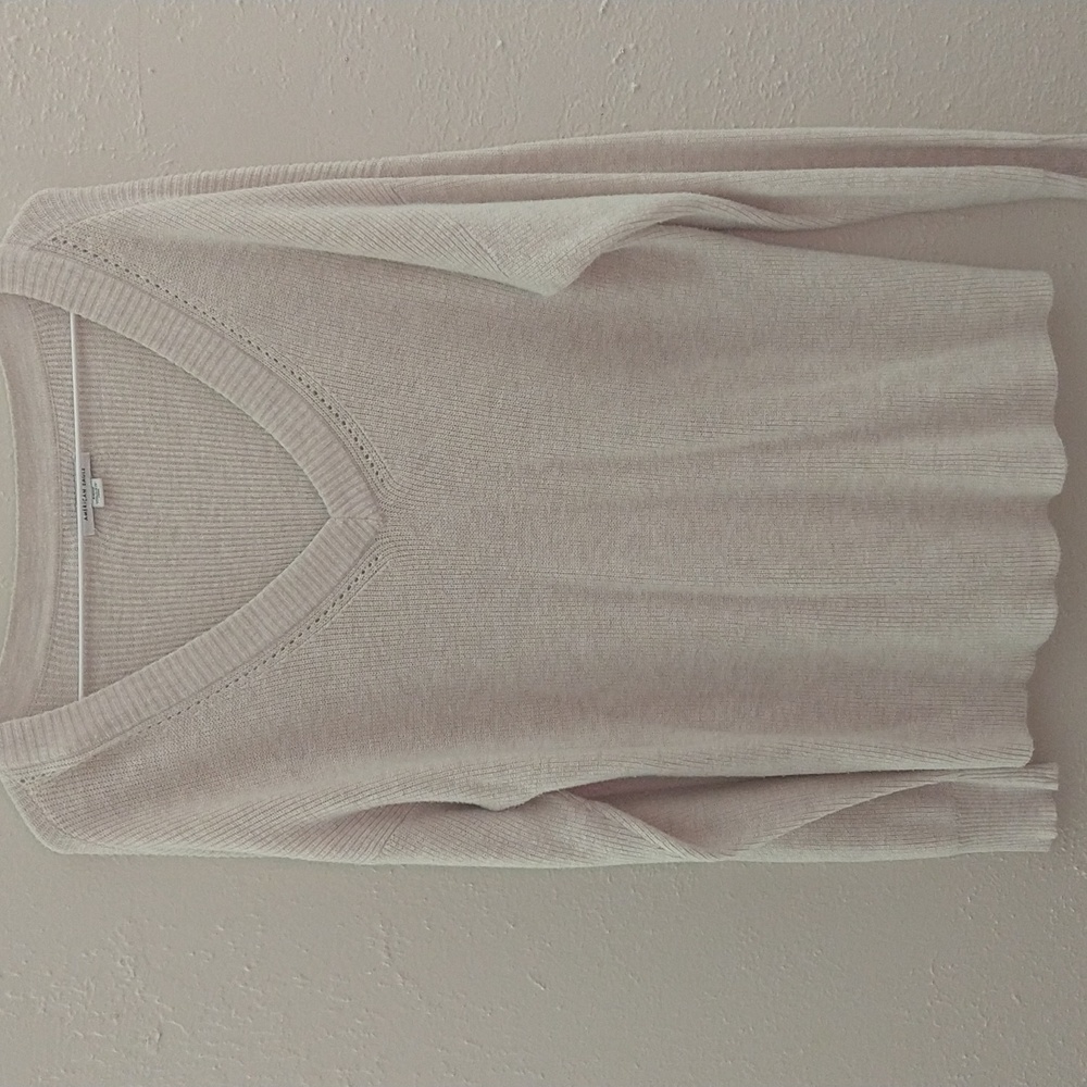 American Eagle cream sweater